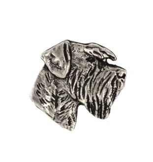 Sznaucer pin posrebrzony Art-Dog